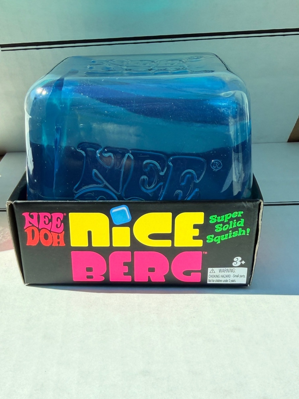 Authentic NeeDoh Nice Berg Squishy-Blue